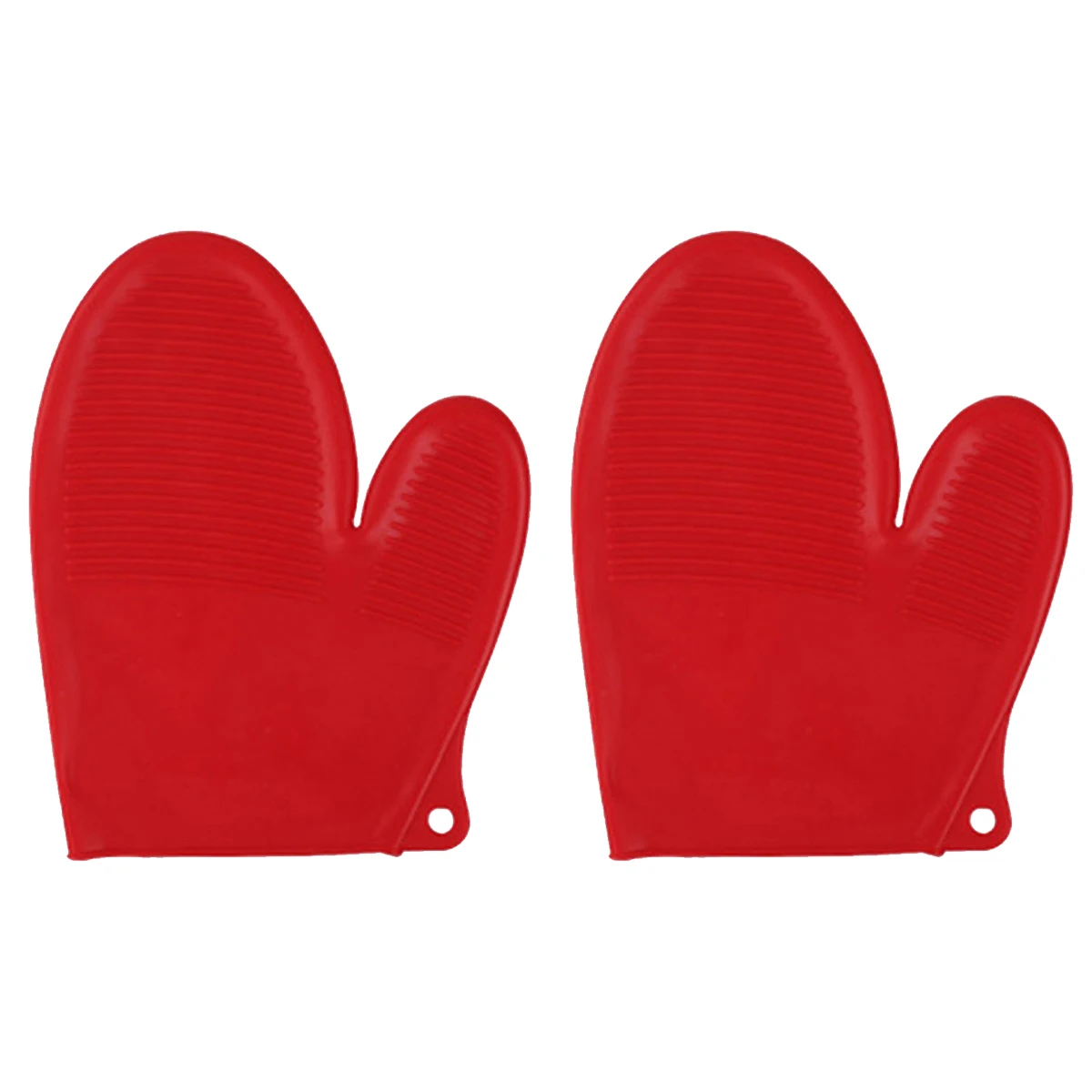 

2Pcs HeatResistant OvenMitts KitchenGloves Temperature250C Heat Resistant Mitts ProtectiveBaking Placemat AntiskidStorage