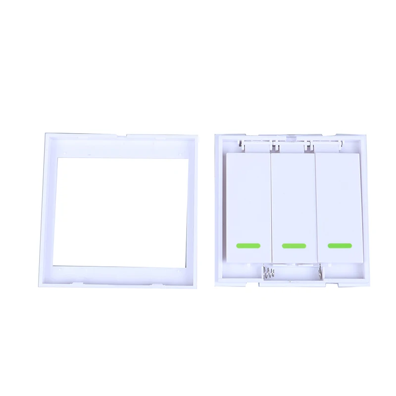 433Mhz 86 Wall Panel Wireless Remote Control Switch Transmitter 1 2 3 Button RF Receiver For Bedroom Ceiling Light Lamp