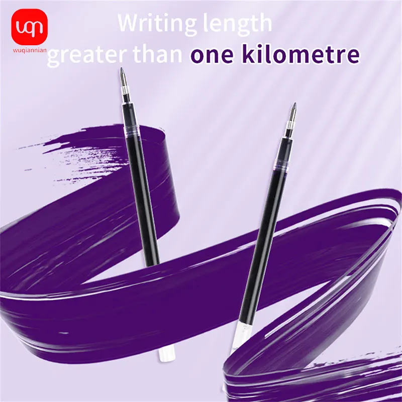 4/8/12pcs Purple ballpoint pen Non-erasable office use smooth writing 1.0mm school and office supplies
