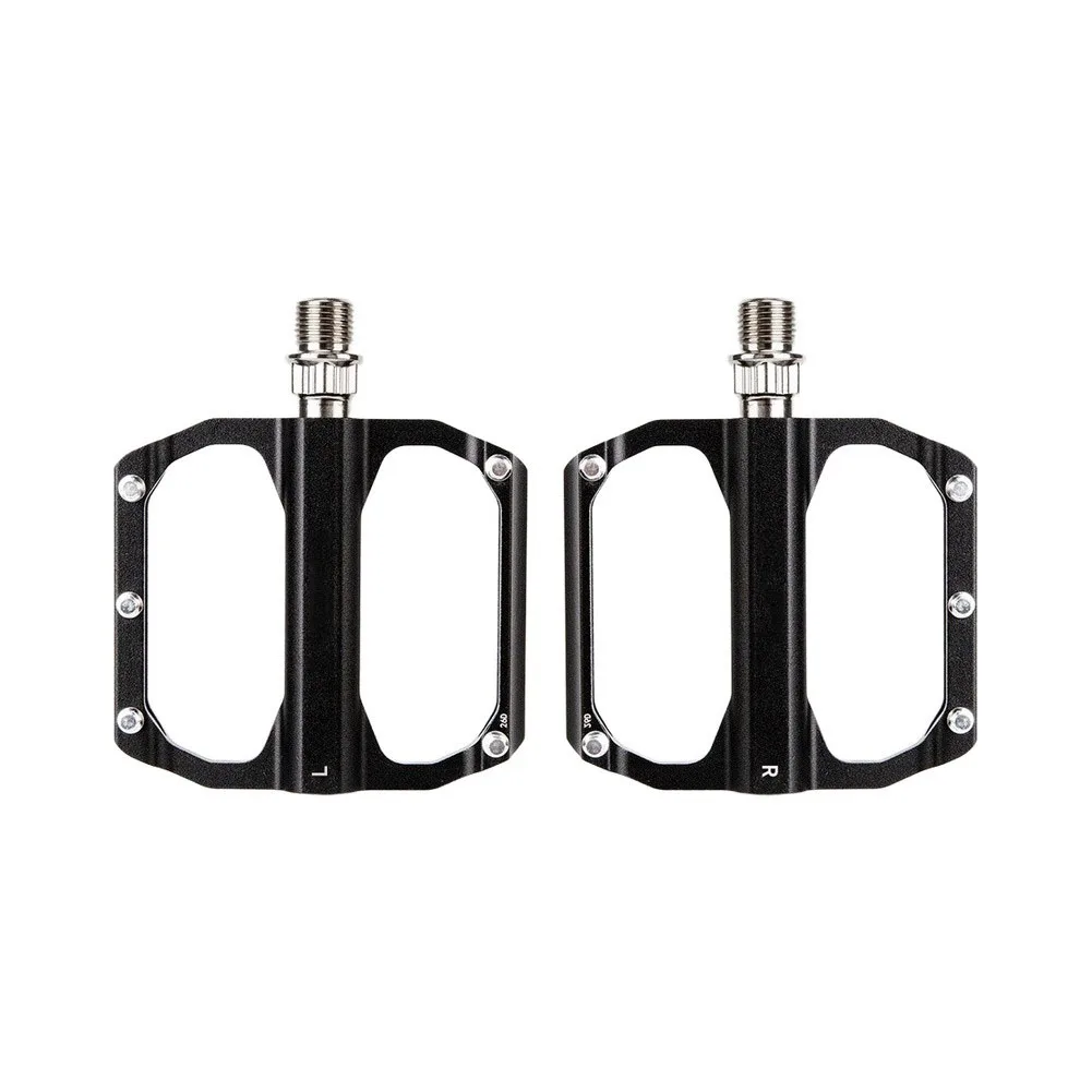 /Aluminum /Alloy /Bike Pedals Smooth 3 Bearing Hubs Boron Steel Axle Lightweight Flat For Platform For Road Mountain Cycling Par
