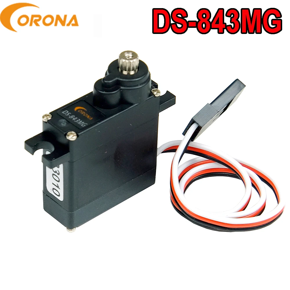 Corona Digital High Torque Micro Servo DS843MG 4.8kg / 0.10sec / 11.5g for RC Air Plane Car Boat Accessories