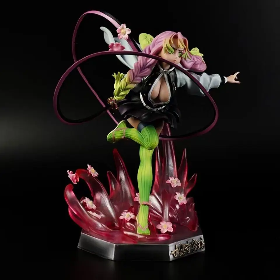 21 centimetri Demone Slayer Anime Figura Kanroji Mitsuri Periferia Action Figure Kimetsu No Yaiba Display di Alta Qualità Modello Regalo Giocattoli