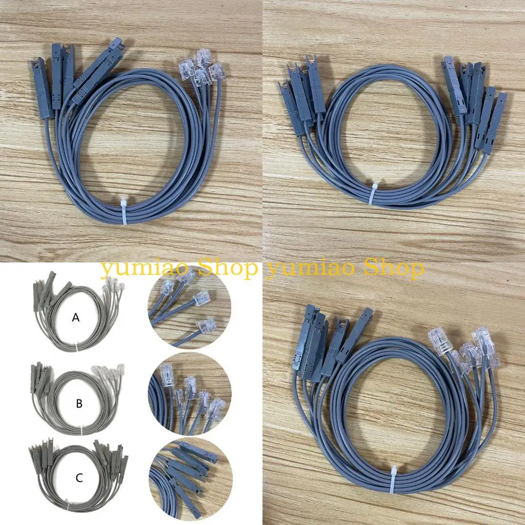 

587B 1 Meter 110 RJ11 RJ45 Voice Module Test Cord For Telecom Patch Panel