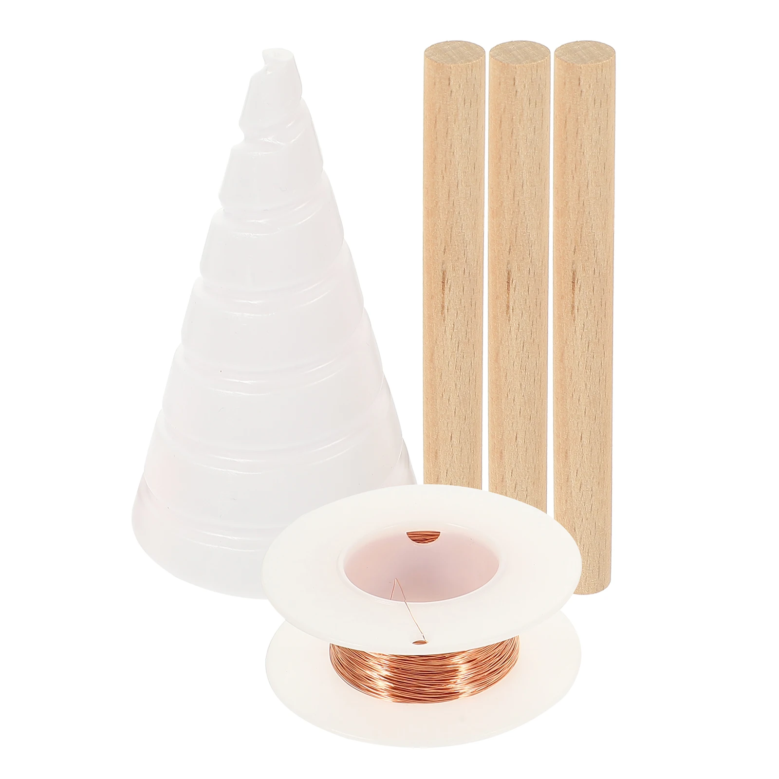 

1Set Gardening Antenna Copper Wire High Flexibility Coil Winding Tool Rods Electroculture Copper Wire for Plants Garden