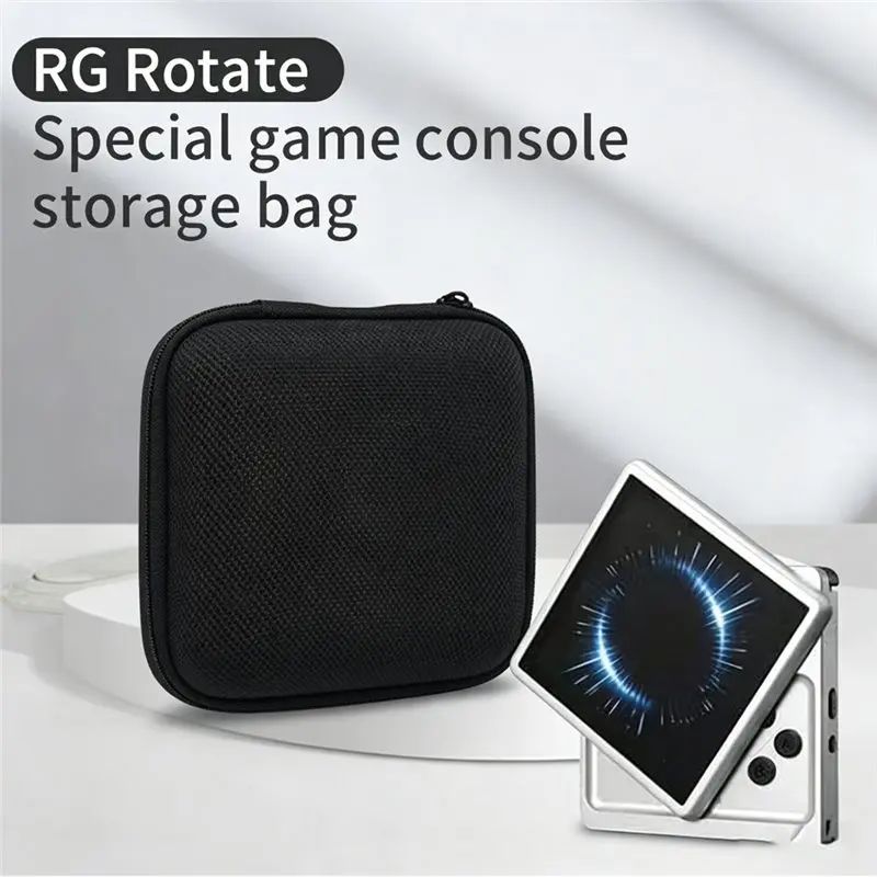 Efficient For ANBERNIC RG Rotate Protective Carry Bag- Portable Hard Storage Case& Game Accessories Organizer For Handheld Game