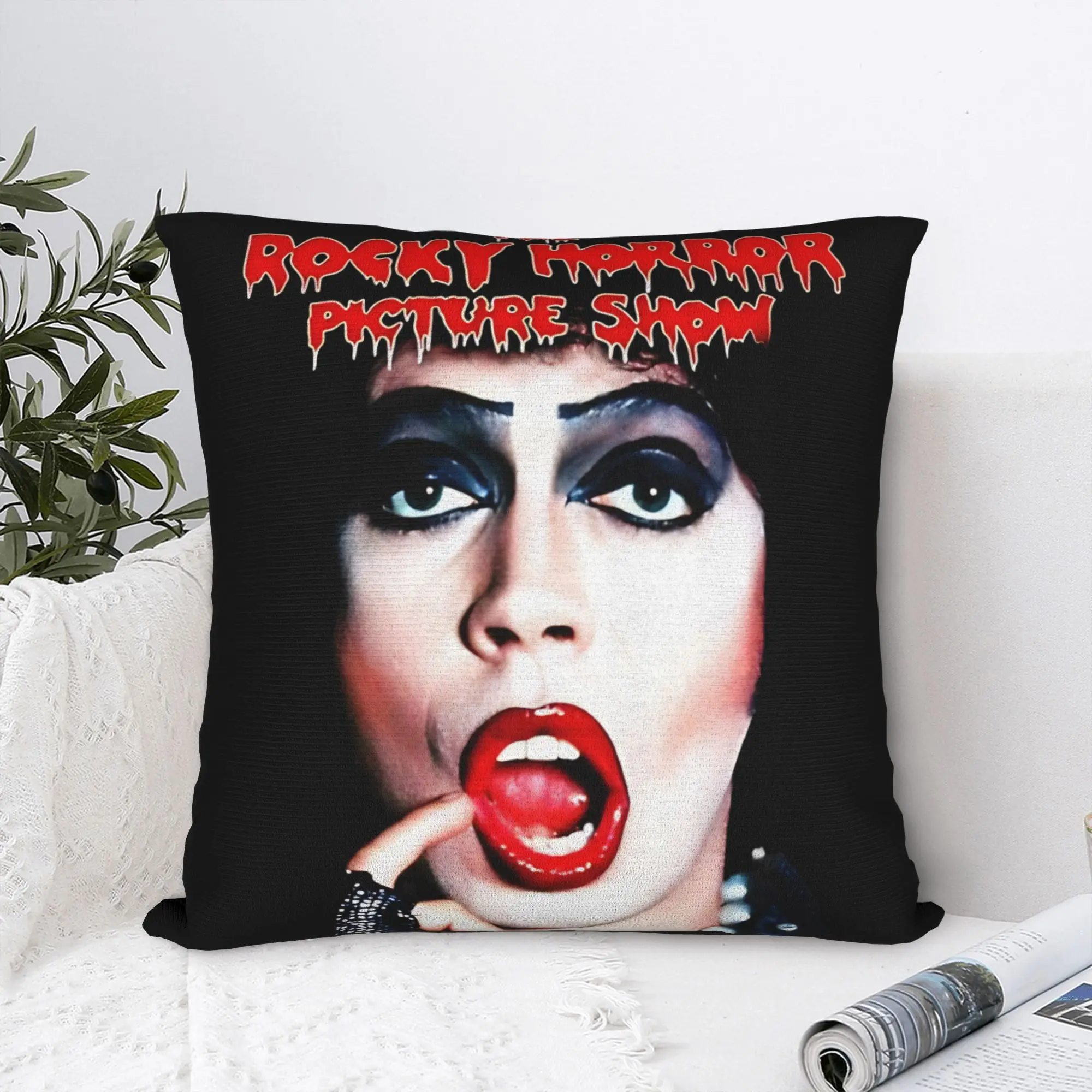 The Rocky Horror Picture Show Musical Movie Film Pillow Case  Soft Pillow Cover For Living Room Chair Fashion Cushion Cover
