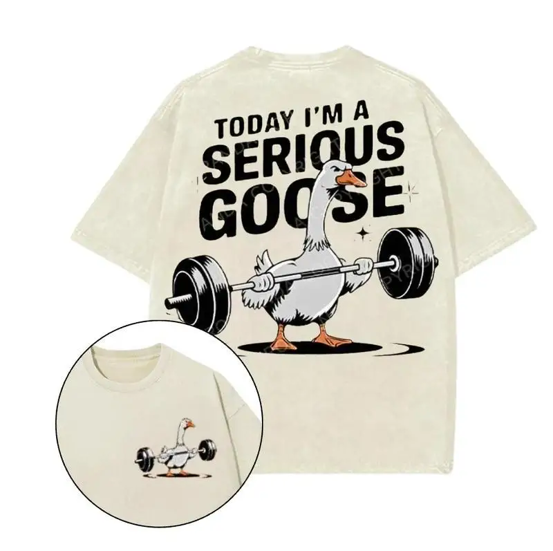 Aujourd'hui, je suis un vrai canard - T-shirt drôle pour la gym, sweat à capuche amusant pour l'entraînement, cadeau sarcastique pour les amoureux des animaux, humour pour l'haltérophilie