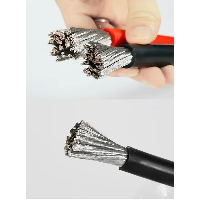 120A Quick Plugs With 6AWG 2AWG Heatproof Flexible Silicone Rubber Cable For Forklift Battery Charging Connector