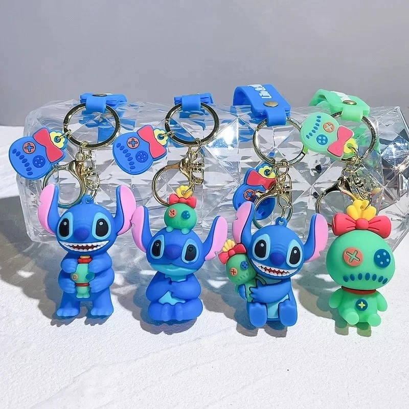 คลาสสิก Stitch ตุ๊กตาพวงกุญแจอุปกรณ์เสริม Pvc เทศกาลของขวัญขนาดเล็กจี้สําหรับผู้ชายและผู้หญิง Universal อุปกรณ์ตกแต่ง