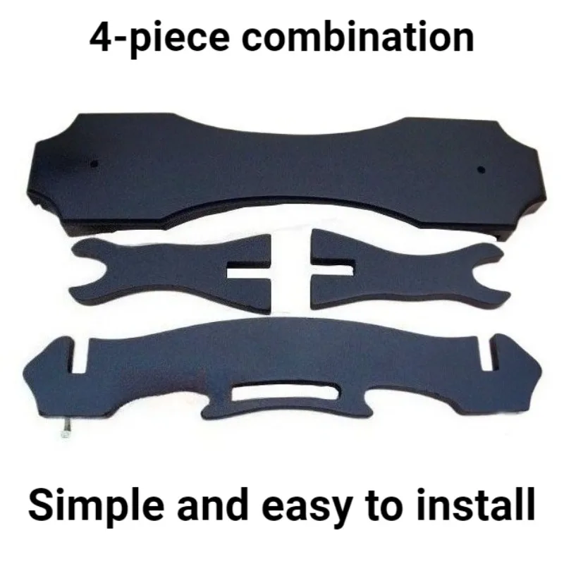 Scheda di densità Supporto Erhu Supporto per flauto da tavolo compatto nero stabile antiscivolo allargato multistrato Accessori per strumenti musicali