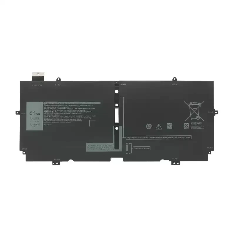 

52TWH 7.6V 51WH Laptop Battery For DELL XPS 13 7390 2-in-1 Series Notebook P103G P103G001 P103G002 MM6M8 0MM6M8 XX3T7