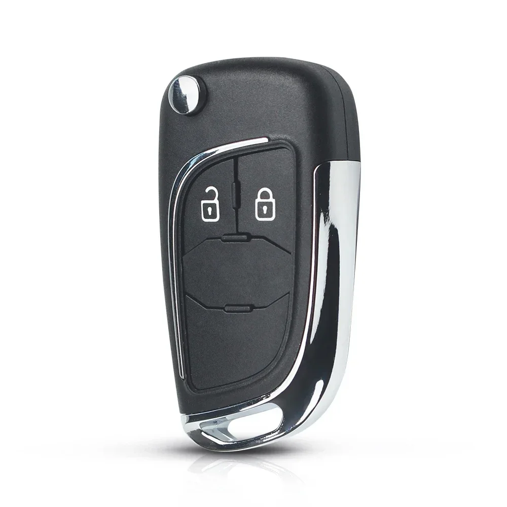 KEYYOU Modified Flip Remote Car Key Shell For Chevrolet Cruze Epica Lova Camaro Impala Fit Astra J Corsa E Insignia Zafira C