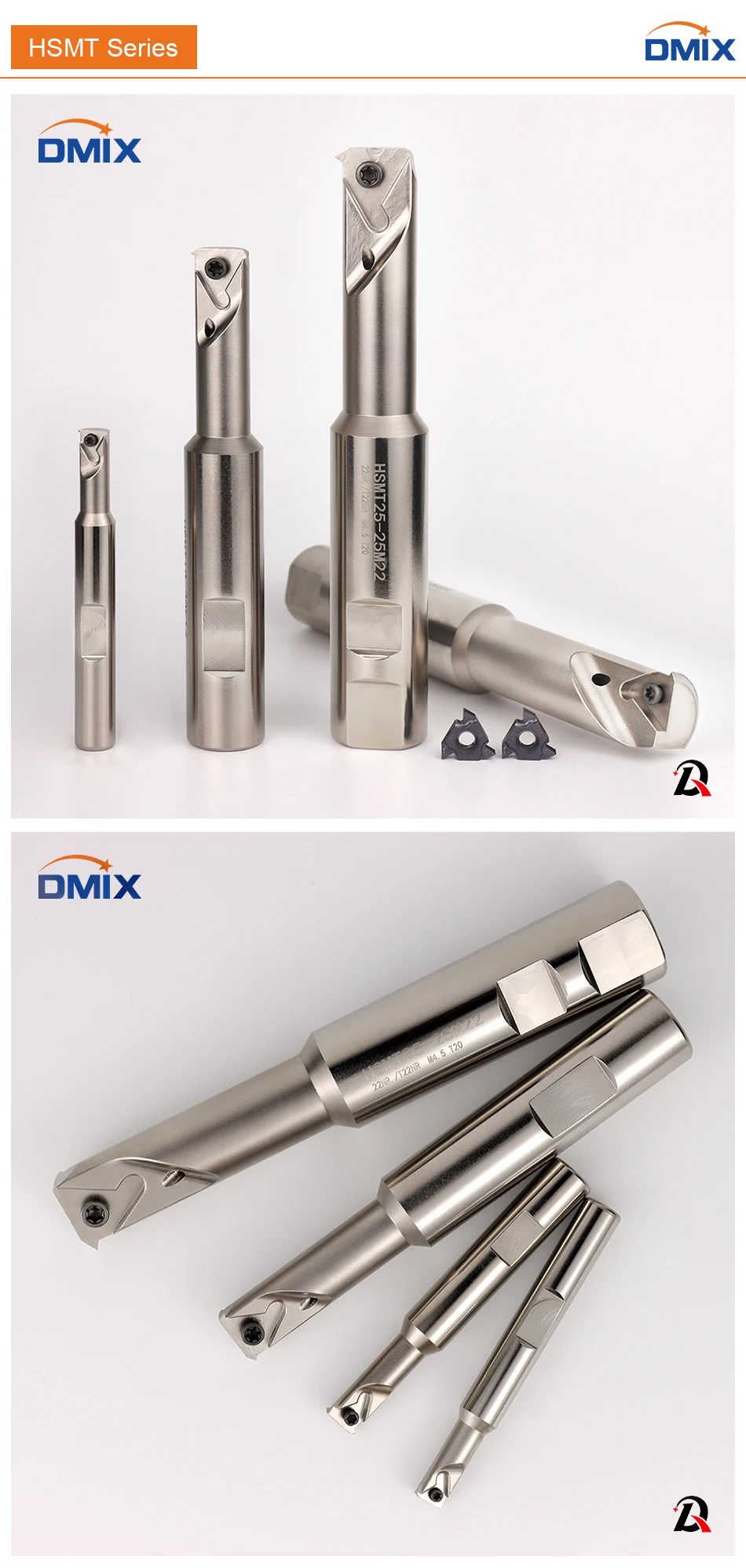 DMIX HSMT-Serie Gewindefräser Schaft CNC-Nutenfräser Einfachzahnfräser Schaft 16IR 22IR – Detail 1