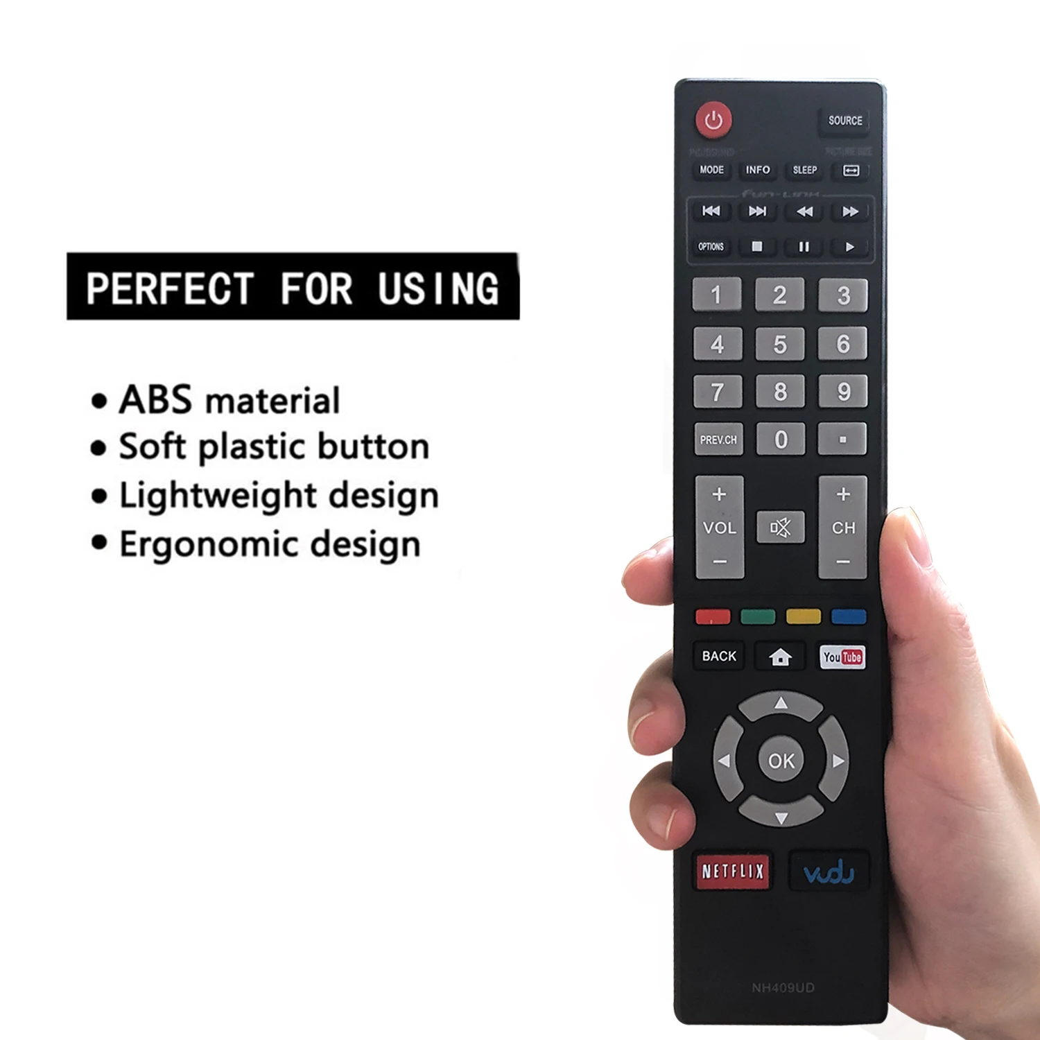 

New NH409UD Replace Remote Control For Magnavox LCD TV 40MV324X 43MV314X 50MV314X 55MV314X 32MV304X 40MV336X