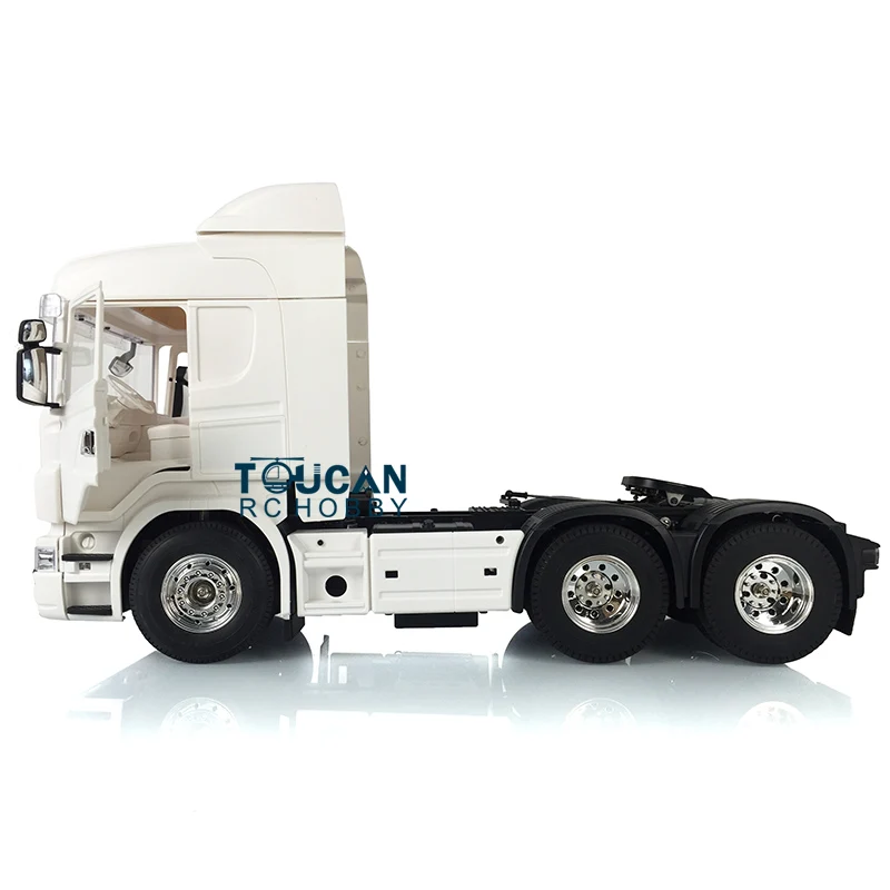 TOUCAN 3Axle 1/14 Midtop RC Ciągnik siodłowy Samochód zdalnie sterowany Pojazdy budowlane Zabawki na zewnątrz Prezenty Model TH05230