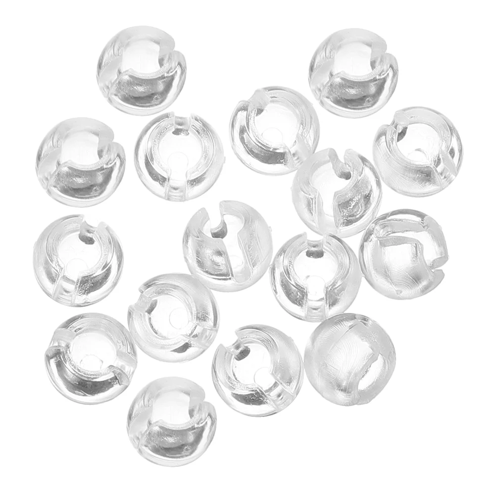 

25 Pcs Venetian Accessories Vertical Blind Parts Clear Beads Chain Stops Replacement Black Hooks Clips Blinds Shutters Beaded