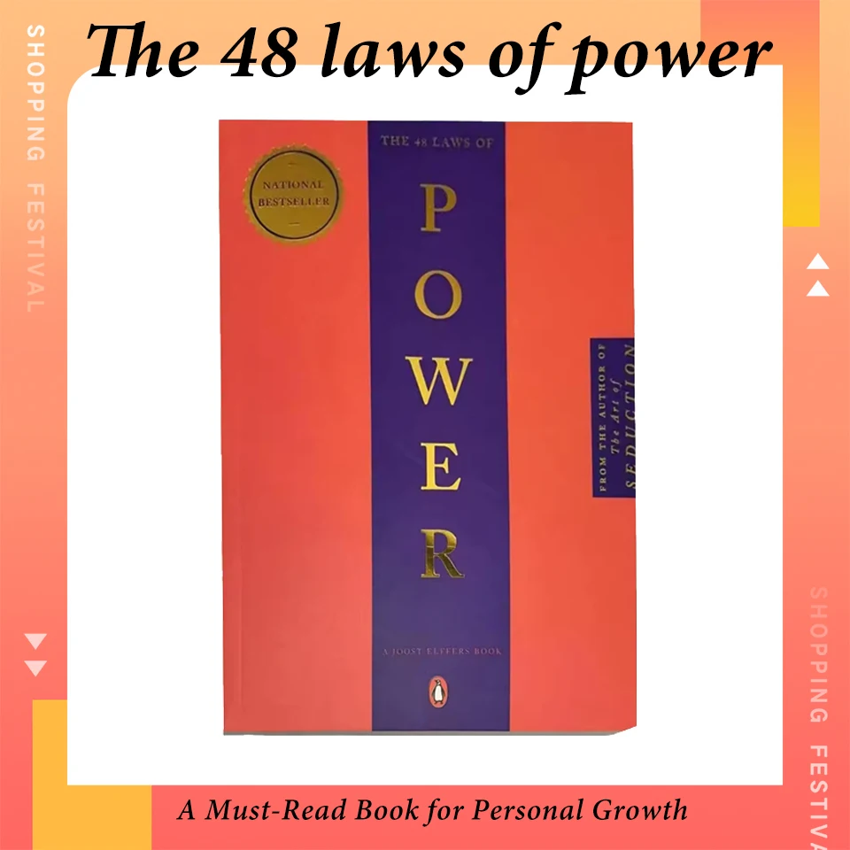

Английская книга The Concise 48 Laws of Power от Роберта Грина Политическое лидерство Политическая философия Мотивационные книги для взрослых