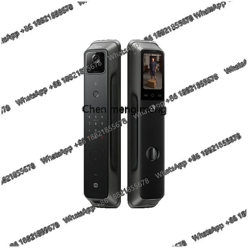 Smart Door Lock 4 pro Dual lens Palm Vein Face Recognition Fingerprint Unlocking Cat Eye Visual Screen For Mi Home