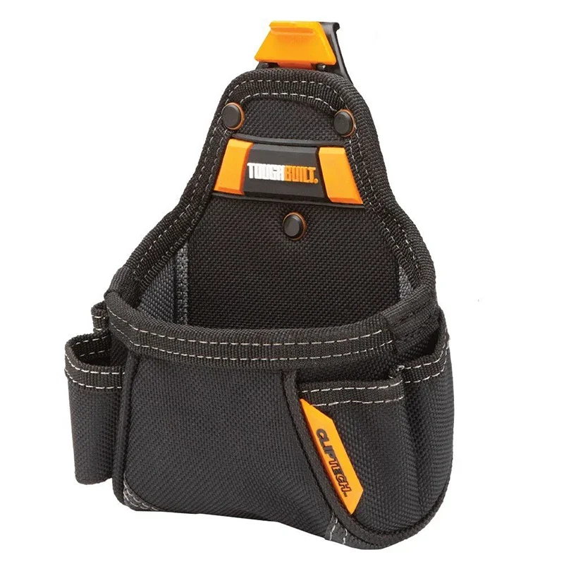 TOUGHBUILT TB-CT-25 Tape Measure / All Purpose Pouch Industrial Grade Hard Electrician Containment Bag