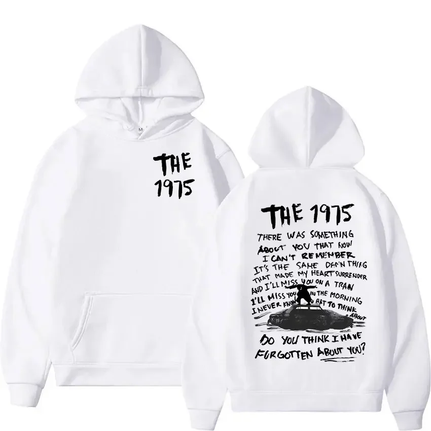 Retro die 1975 über Sie drucken Hoodie Männer Frauen Hip Hop Gothic Pullover Sweatshirt lässige Mode übergroße Hoodies Streetwear