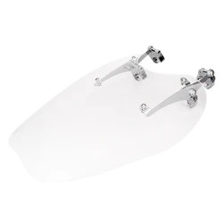 Clear Motorcycle Windscreen Windshield w/ Bracket Kits For Harley Davidson Sportster XL883 1986-2010 ABS Plastic Wind Deflector