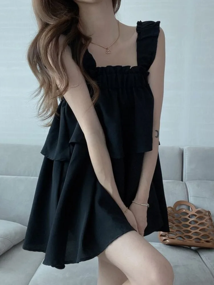 Loose Women's Summer Vest Design Sense Reduce Age Outerwear Top Wooden  Ear Women's Fashion Casual Tank Top