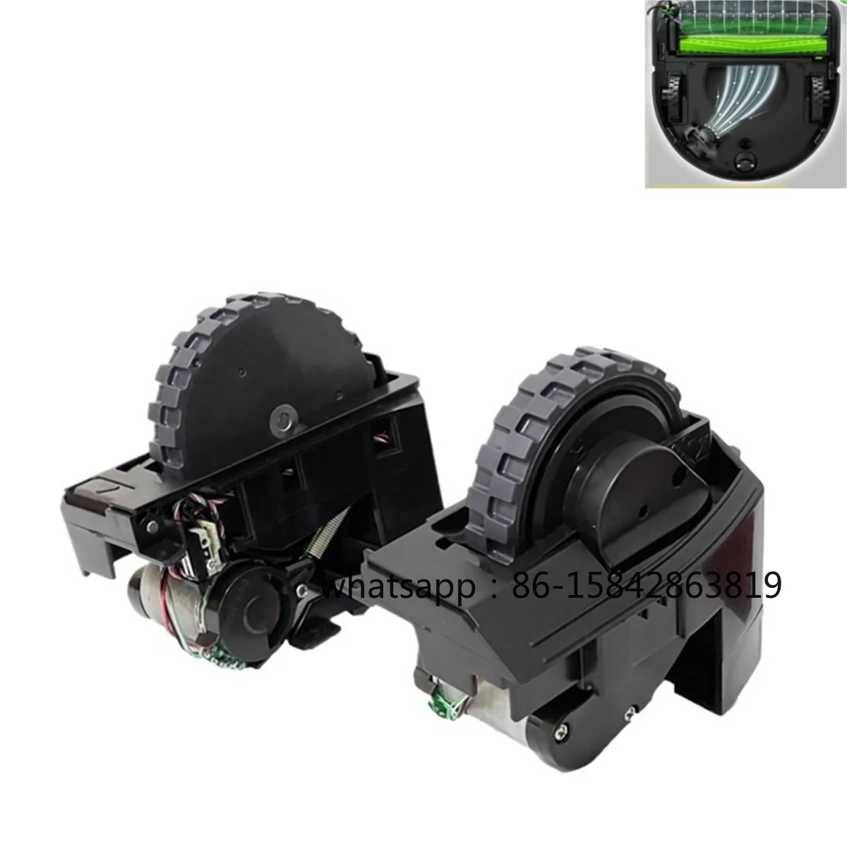 Left & Right Drive Wheel Assembly Module Compatible for Roomba S9 9150S9+ S9 Plus 9550 Robot Vacuum Cleaner Replacement