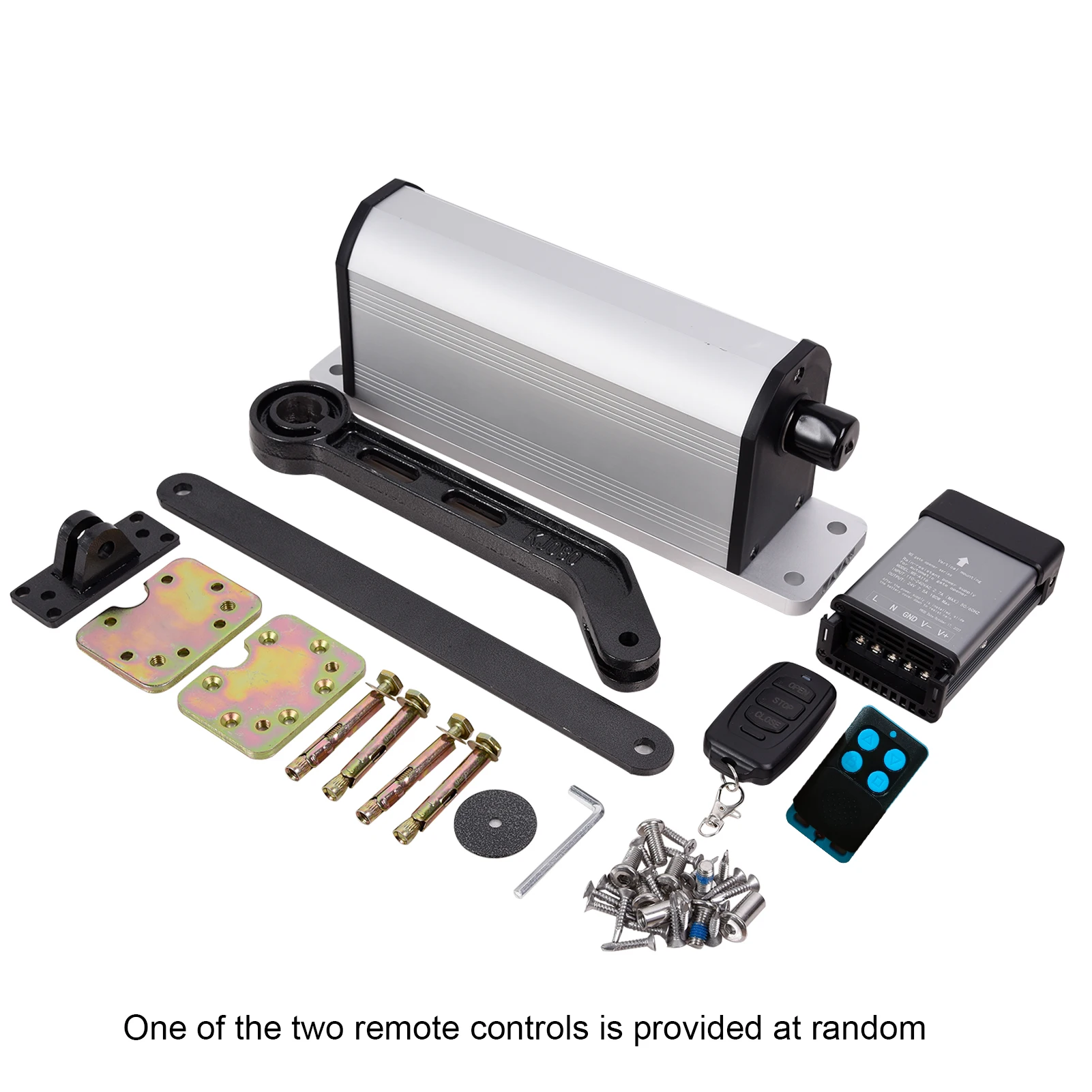 

Electric Gate Opener Heavy Duty Aluminium Alloy Gate Opener 551Lbs Capacity, Slide Gate Opener Kit for Home, Commercial, Farm