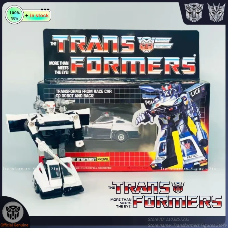 العلامة التجارية الأصلية الجديدة محول ألعاب روبوتية G1-prowl ko فيلم الكرتون عمل الشكل أنيمي نموذج شعبية سيارة دمية مهرجان الهدايا