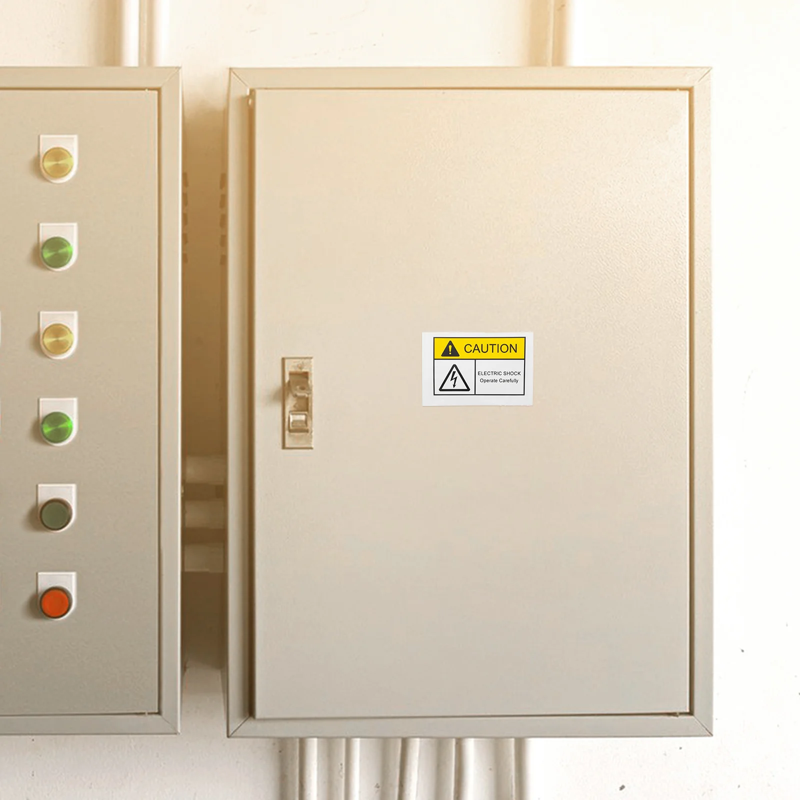 

High Voltage Warning Safety Sticker Durable Waterproof Electrical Sign for Electrical Panel Work Safety Security Sign