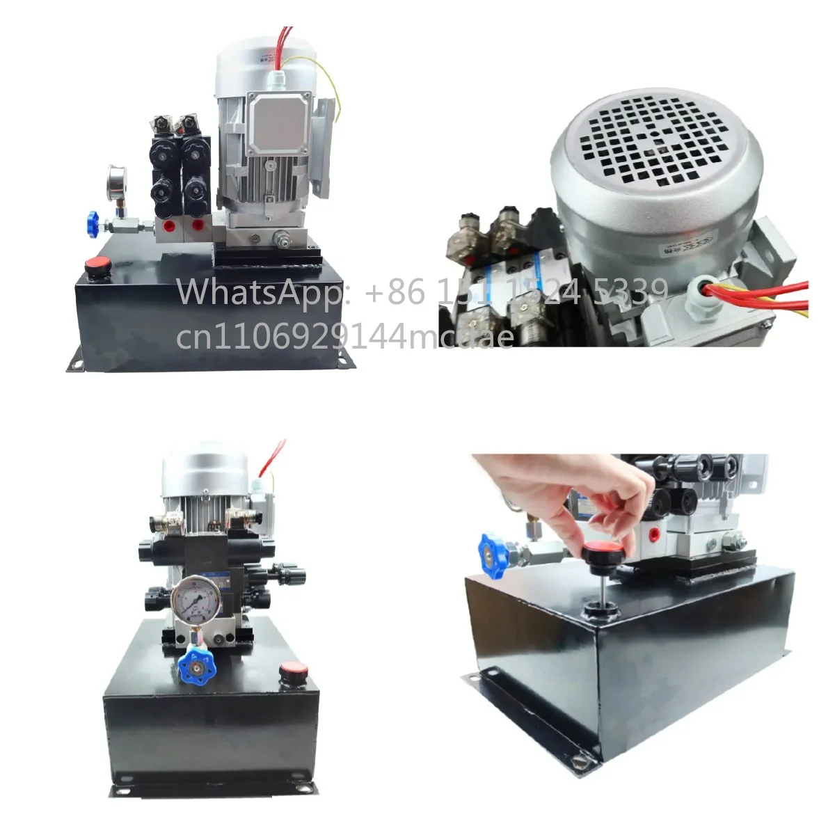 Double acting hydraulic power unit assembly AC 380V 2.2Kw hydraulic press machine hydraulic pump station system assembly