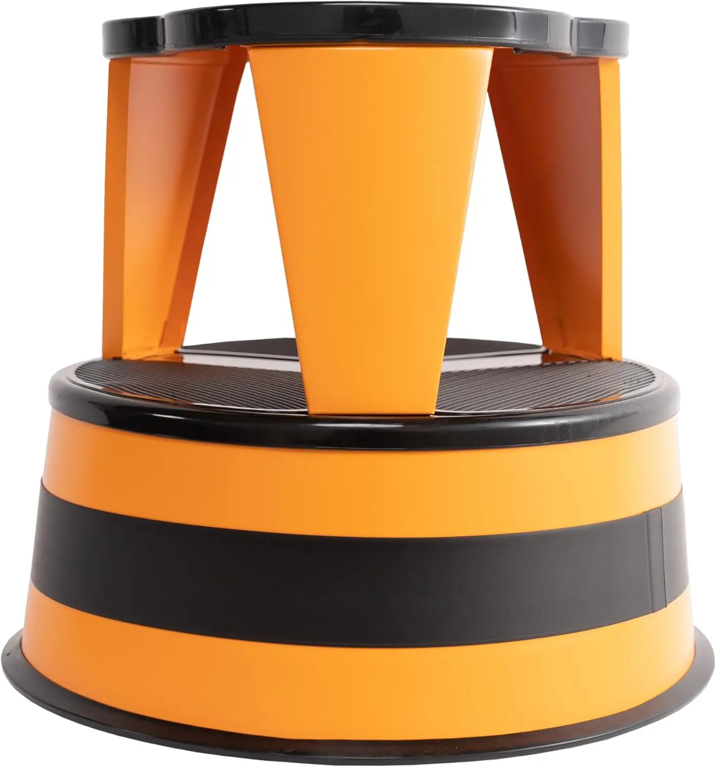 

Kik Step Steel Step Stool - Two Step Stool, Holds 350 lbs (Orange)