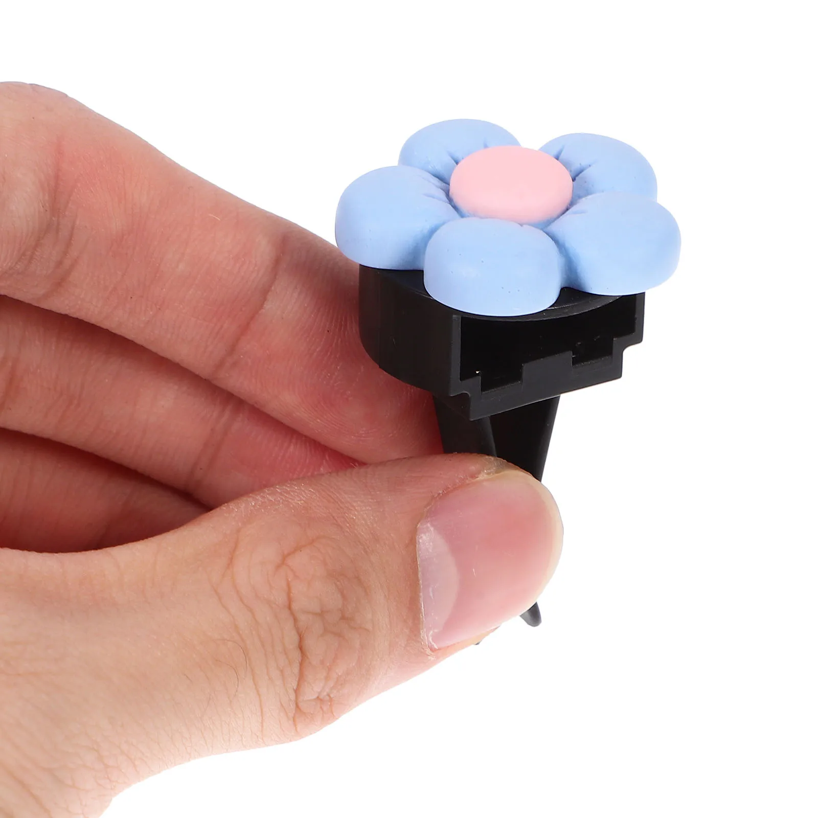 

12pcs Car Vent Clips Resin Flower naments Aroma Decoration Dashboard Decor Mixed Colors Charm Floral Style Car Interior Decor