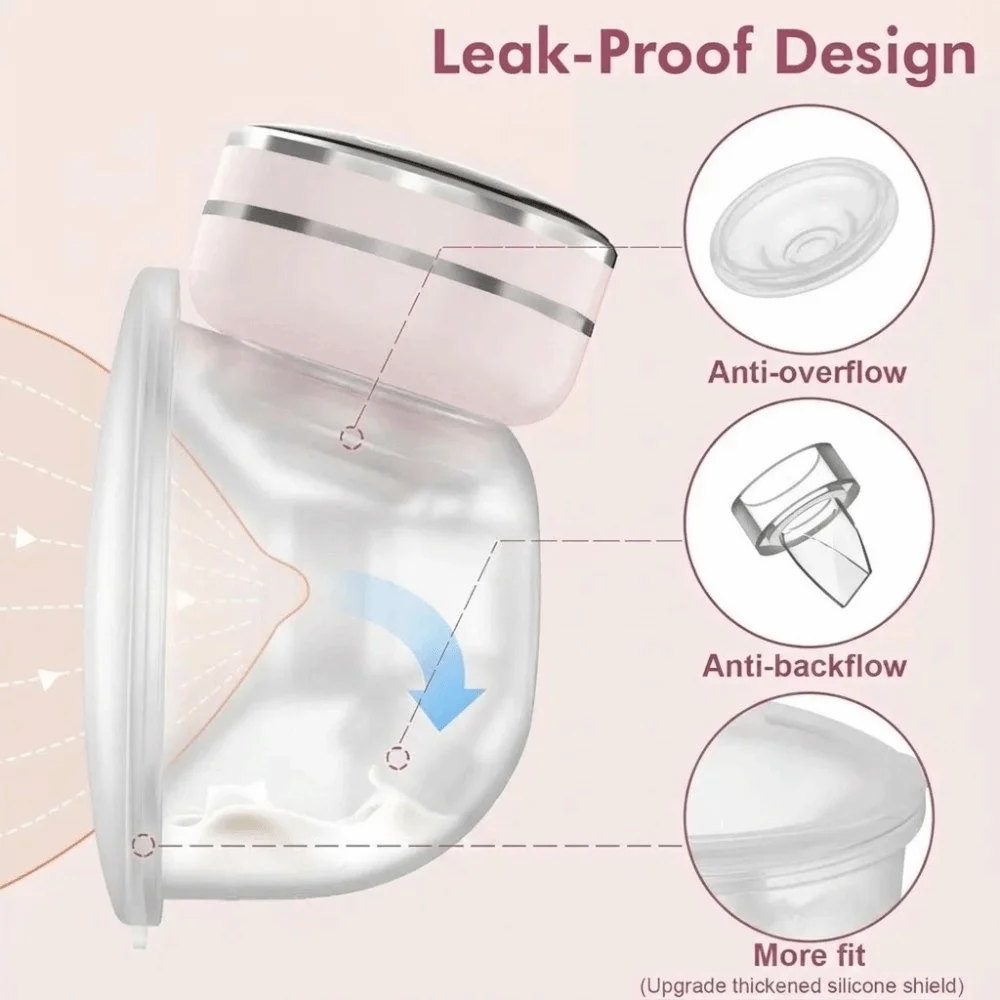 

Электрический молокоотсос объемом 180 мл с высокой силой всасывания, интеллектуальный, интегрированный, без рук, с функцией массажа, безболезненный