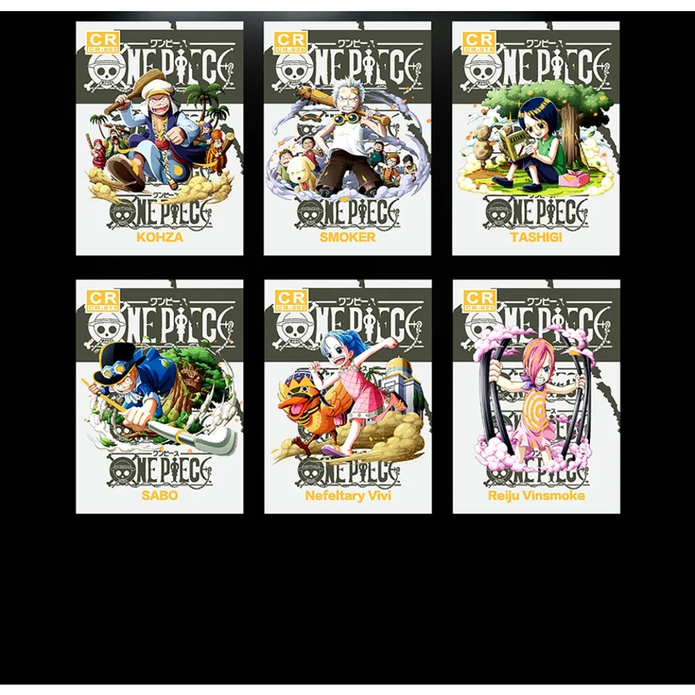 Wholesale One Piece Cards Collection for Children Rare Limited Japan Anime Bicolor Quicksand Cards Hobbies Boys Birthday Gifts