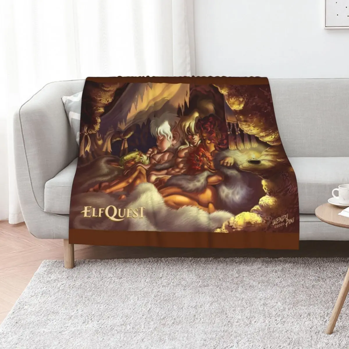 

ElfQuest True Peace Throw Blanket Summer Beddings For Decorative Sofa Bed covers Camping Blankets