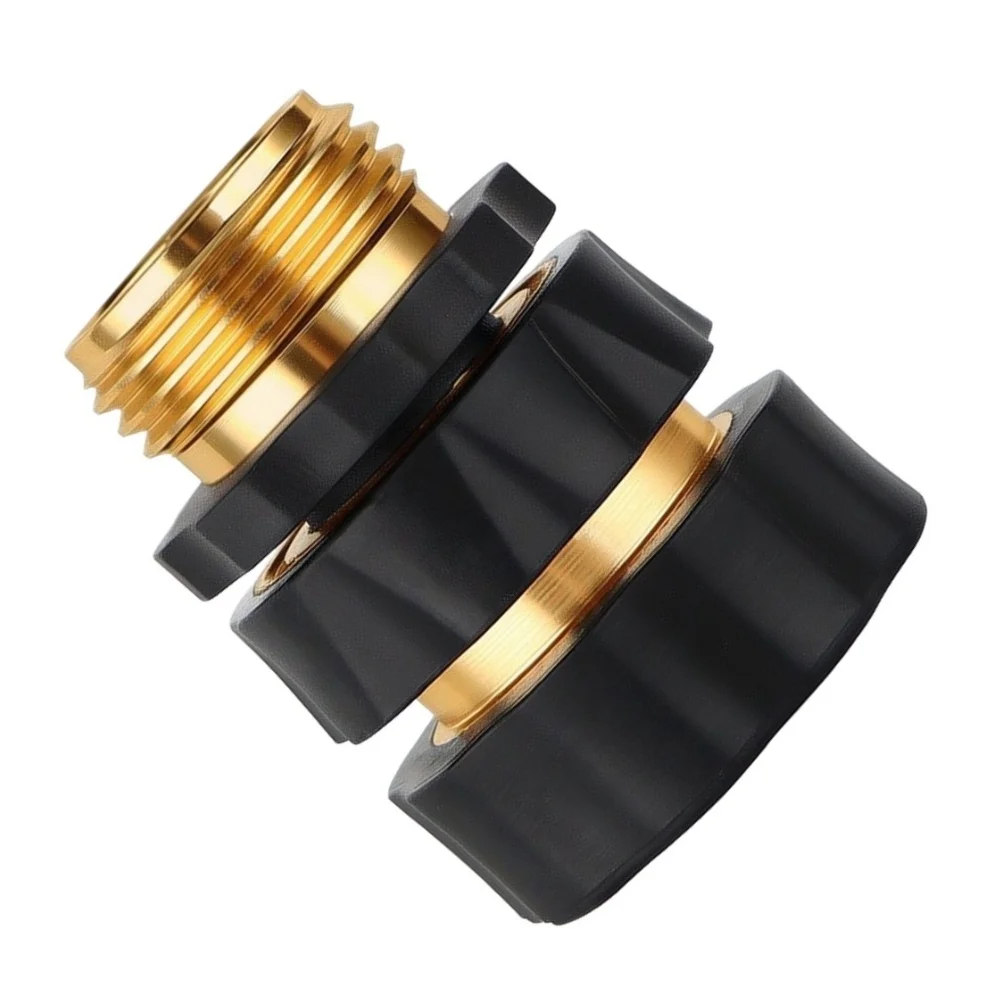 3/4 Inch Quick Connect Fitting Set with Rubberized Grips for Easy Use with Water Pipes and Sprinklers 3/4 Inch