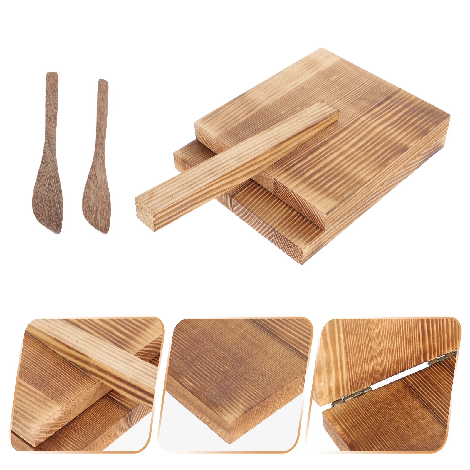 

1 set Skin Pressing Plate Wooden Dumpling Wrapping Tool Food Grade Wood Dumpling Making Tool Fine Workmanship For Dumplings