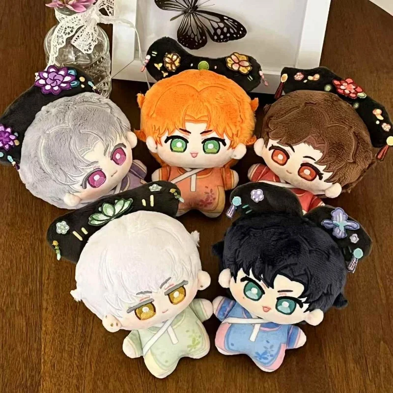 

Love Of Light And Night Anime Game Peripheral Qi Si Li Xiao Yi Lu Chen Xia Ming Xing 10cm Printed Cotton Doll Pendant Keychain
