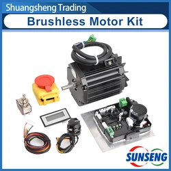 550W Brushless DC Motor/Main Control Board/0618 Lathe Power Drive Board&Motor Kit