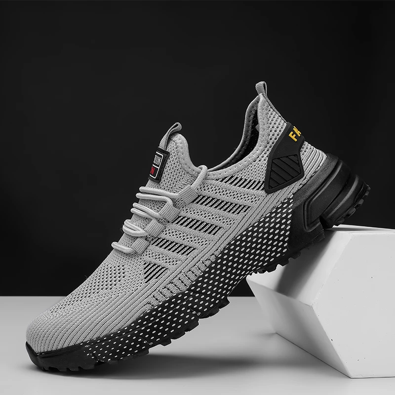 

Мужская повседневная спортивная обувь, дышащие легкие кроссовки, уличные сетчатые черные кроссовки, спортивная обувь для бега, тенниса, прогулочная обувь