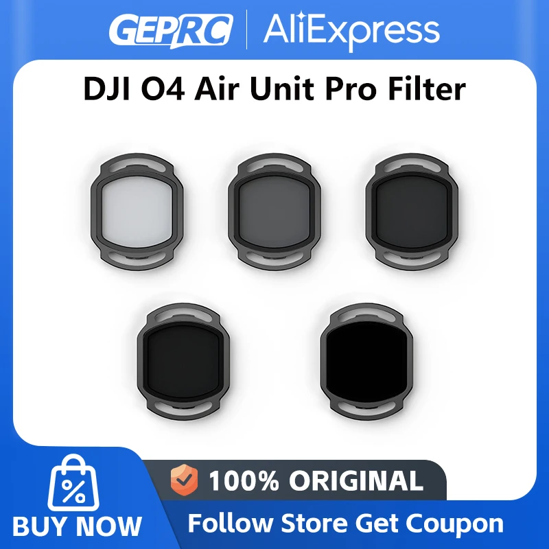 GEPRC O4 Air Unit Pro Filter UV ND8/16/32/64 Drone Optical Glass Photographic Parts Aluminum Alloy Frame Sports Action Camera