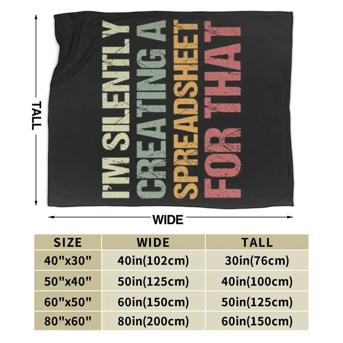 I M Silently Creating A Spreadsheet For That Funny Accountant An Ultra-Soft Micro Fleece Blanket