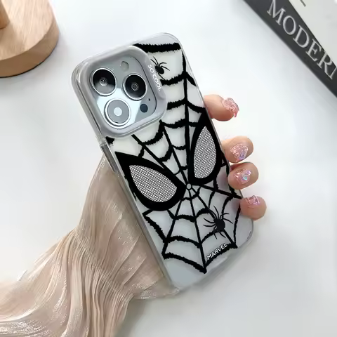 Marvel Spider-Man Spider Face Phone Case For Infinix NOTE 30 40 SMART SPARK 6 7 8 9 10 CAMON 20 30C ITEL S23 P36 A48 Hard Case
