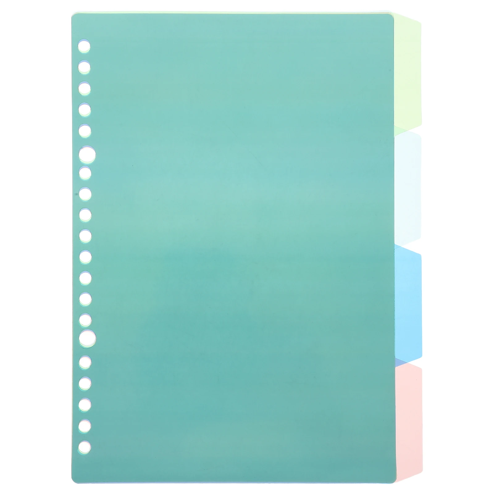 10 Sets 4 Colors Retro Index Dividers A5 B5 Notebook Tabs Page Markers Binder Separators Document Organizer Plastic Notepad