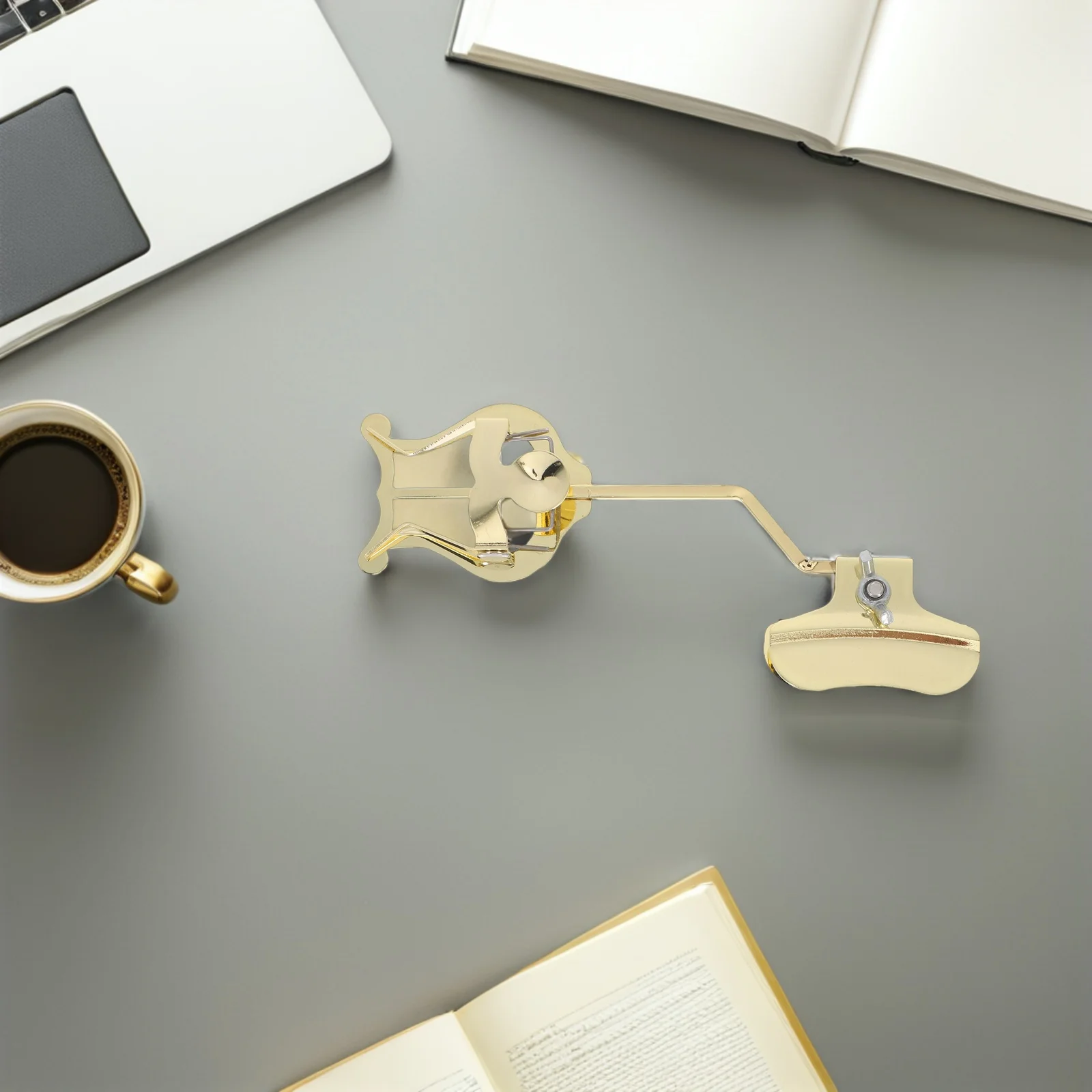 

Trumpet Marching Lyre Clip - Heavy-Duty Music Score Holder for Outdoor Use - Fits All Brass Instruments - Adjustable Height