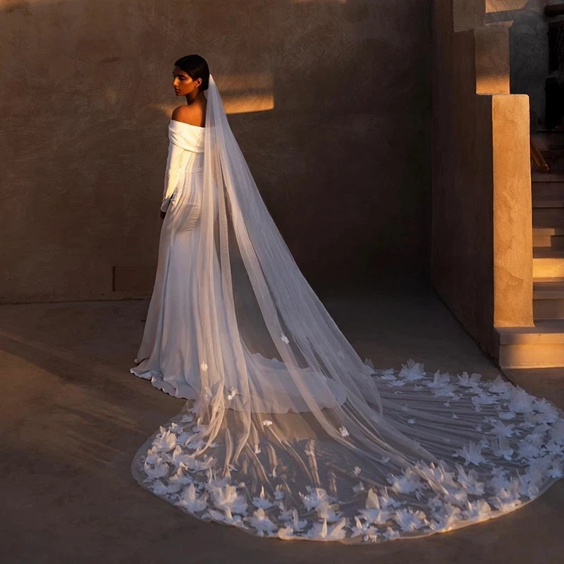 Vestidos de novia de sirena con hombros descubiertos, ropa de boda de manga larga, Bohemia, impresionante, para playa, 2024