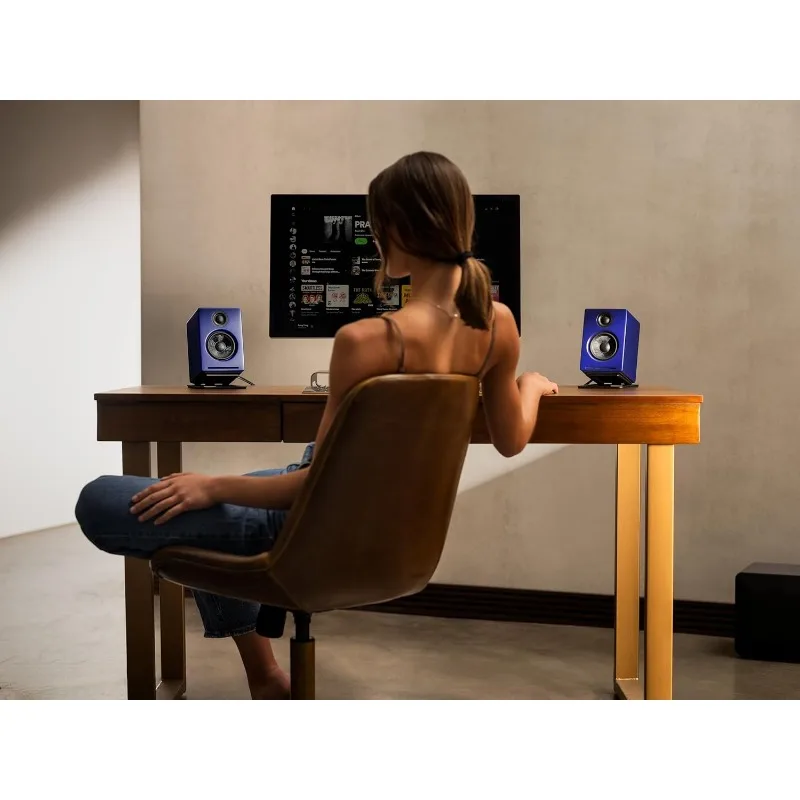 Oradores ativos do computador e orador Stands Bundle, A2, DS1