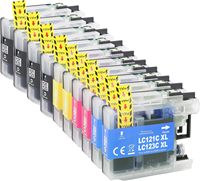 Jhaan 123XL Multipack-10 Compatible with Brother LC123 ink Cartridges MFC-J4410DW MFC-J470DW MFC-J6520DW MFC-J6920DW DCP-J4110DW