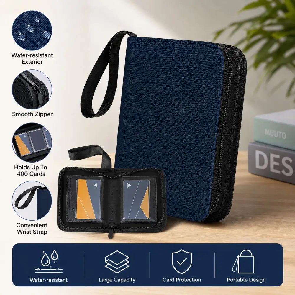 Album-portatil-para-cartas-colecionaveis-com-40-bolsos-3x4-polegadas-em-couro-diamante-mini-pasta-para-cartas-bolsos-duraveis-para-armazenamento-de-cartas